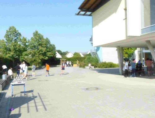 Panks in Bewegung beim Sportfest