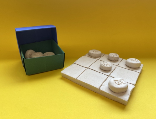 Tic-Tac-Toe aus Ton – Kreativität und Präzision in der 5. Klasse