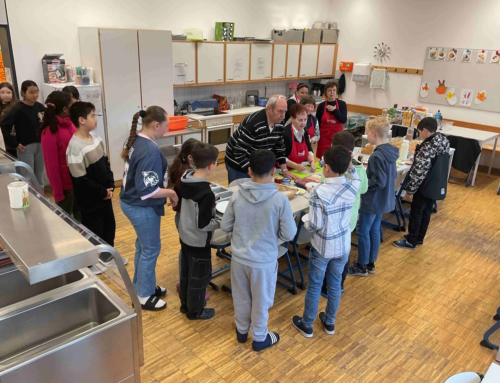 Den 3. und 4. Klassen schmeckt ihr Frühstück!