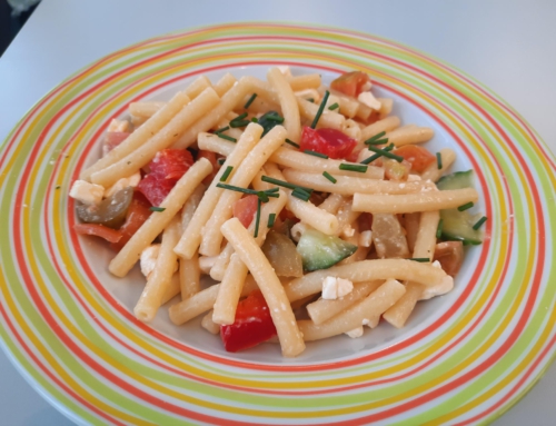 Unser erster Nudelsalat