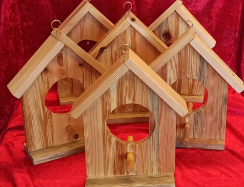 Wir bauen Futterstellen