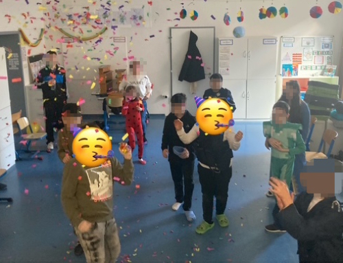 Buntes Faschingstreiben in der 4a