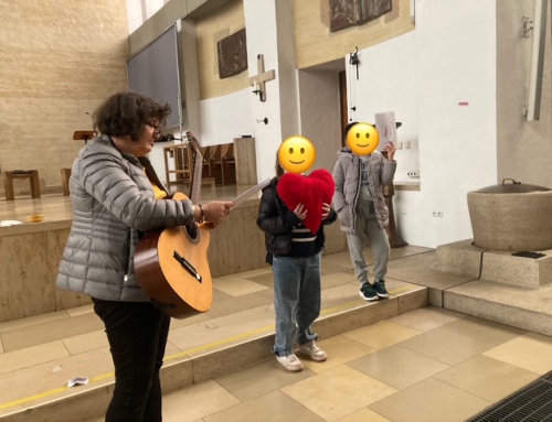 Ostergottesdienst der 3. und 4. Klassen in der Hl. Geist Kirche Hochzoll